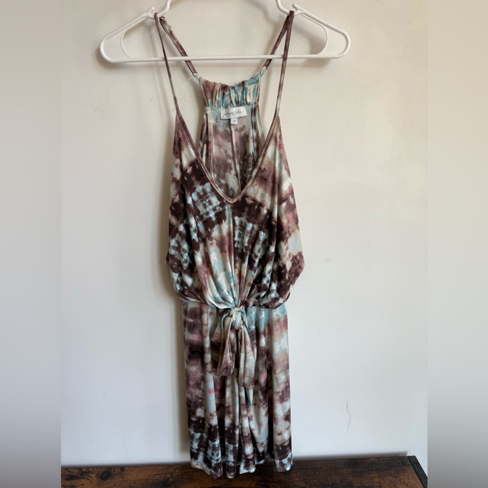 Tie dye mini dress